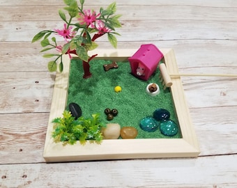 Dog Mini Zen Garden Kit | Puppy Desk Decor | Dog Lover Gift