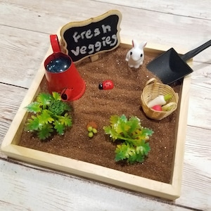 Zen Garten Set, DIY Zen, Gemüse Zen Garten, Geschenk Frühling, Schreibtisch Fidget, Frühlingsbasteln, Ostern Geschenk, Entspannung Geschenk, Achtsamkeit Geschenk