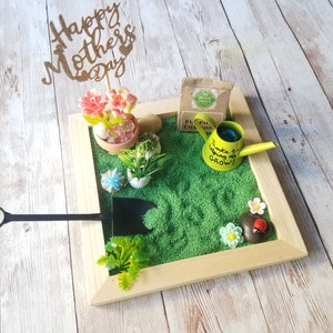Mother&#39;s Day Zen Garden Kit, DIY Zen, Plant Pot Zen Garden, Relaxing Gift, Mother&#39;s Day Gift, Thank You for Helping Me Grow