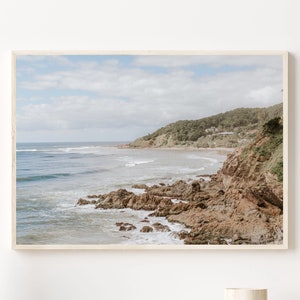 Neutral Print Coastal Printable Art, Modern Minimalist Poster, Printable Wall Decor, Modern Coastal Photography