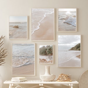 Coastal Wall Art Living Room Coastal Prints Housewarming Gift Boho Beach Wall Set Coastal Entryway Wall Decor Beach House Wall Art Poster