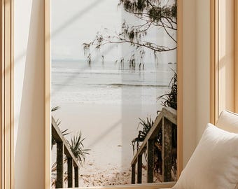 Coastal Wall Art Poster Beach Print Boho Beach Print For Living Room Ocean Beach Prints For Beach House Wall Art Decor For Housewarming Gift