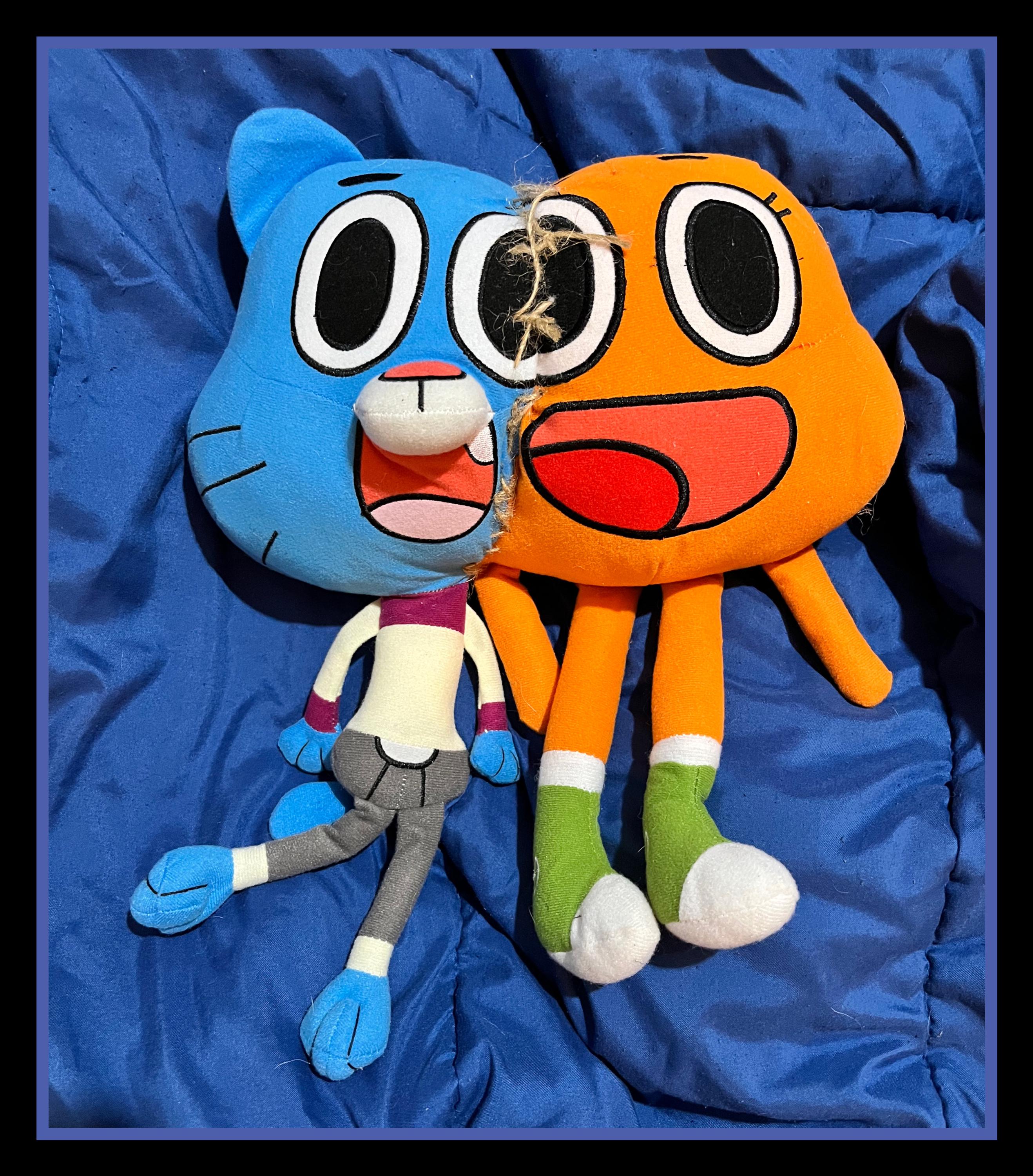 Gumball Cartoon Network Gumball And Darwin Plush The Amazing World