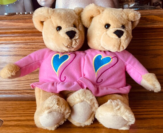 two headed teddy bear