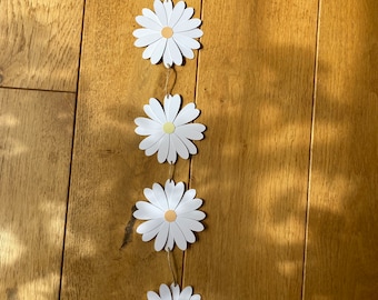 Papier Girlande Anhänger - mehrschichtige Blume - Gänseblümchen - Fensteranhänger