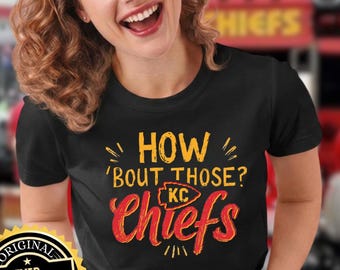 Kansas City Football How Bout Those Chiefs Game Day T-Shirt | KC Arrowhead Fan Apparel