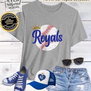 Royals Baseball Graphic Tee, Kansas City Royals Fan Shirt, Women's Baseball T-shirt, Cute Royals Apparel, Game Day Tee, Royals Love