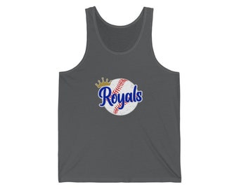 KC Royals Baseball Graphic Tank Top UNISEX Fit | Kansas City Royals Tshirt