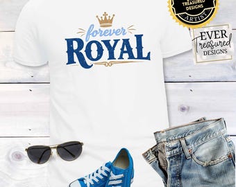 Kansas City Baseball Fan Unisex Tee, Sports Fan Tshirt, Forever Royal Shirt, KC Game Day Apparel, Baseball Fever Gift