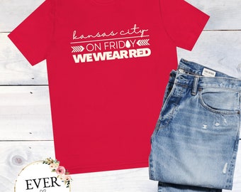 Red Friday Kansas City Chiefs Football Tshirt