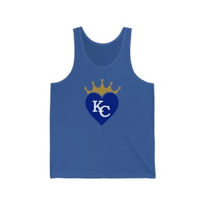 KC Royals Crown Tank Top UNISEX Fit| I Heart Royals | Love Royals Graphic Tee | Forever Royal | KC Pride | Kansas City Tee | Royals Fan image 4