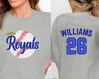 Gepersonaliseerde teamhonkbalshirt, aangepaste sportnaam nummer T-shirt, wedstrijddag honkbal moeder outfit, Little League cadeau, sportseizoen familie