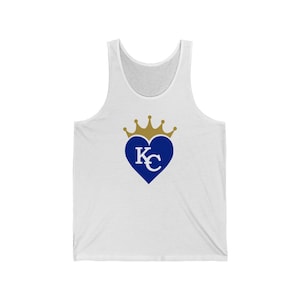 KC Royals Crown Tank Top UNISEX Fit| I Heart Royals | Love Royals Graphic Tee | Forever Royal | KC Pride | Kansas City Tee | Royals Fan image 1
