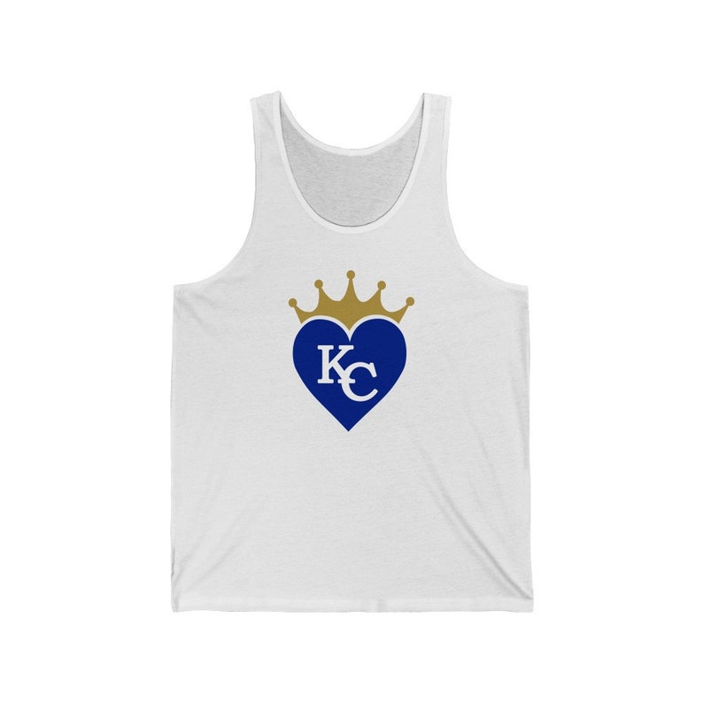 KC Royals Crown Tank Top UNISEX Fit| I Heart Royals | Love Royals Graphic Tee | Forever Royal | KC Pride | Kansas City Tee | Royals Fan image 1