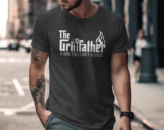 Funny Grillfather BBQ Dad Shirt, Grill Master Shirt For Dad, Grilling Shirt, Fathers Day Gift, BBQ Lover Tee