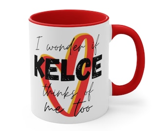 KC Chiefs Travis Kelce Boyfriend Coffee Mug | Kansas City Tailgate Fans Coffee Lover Gift