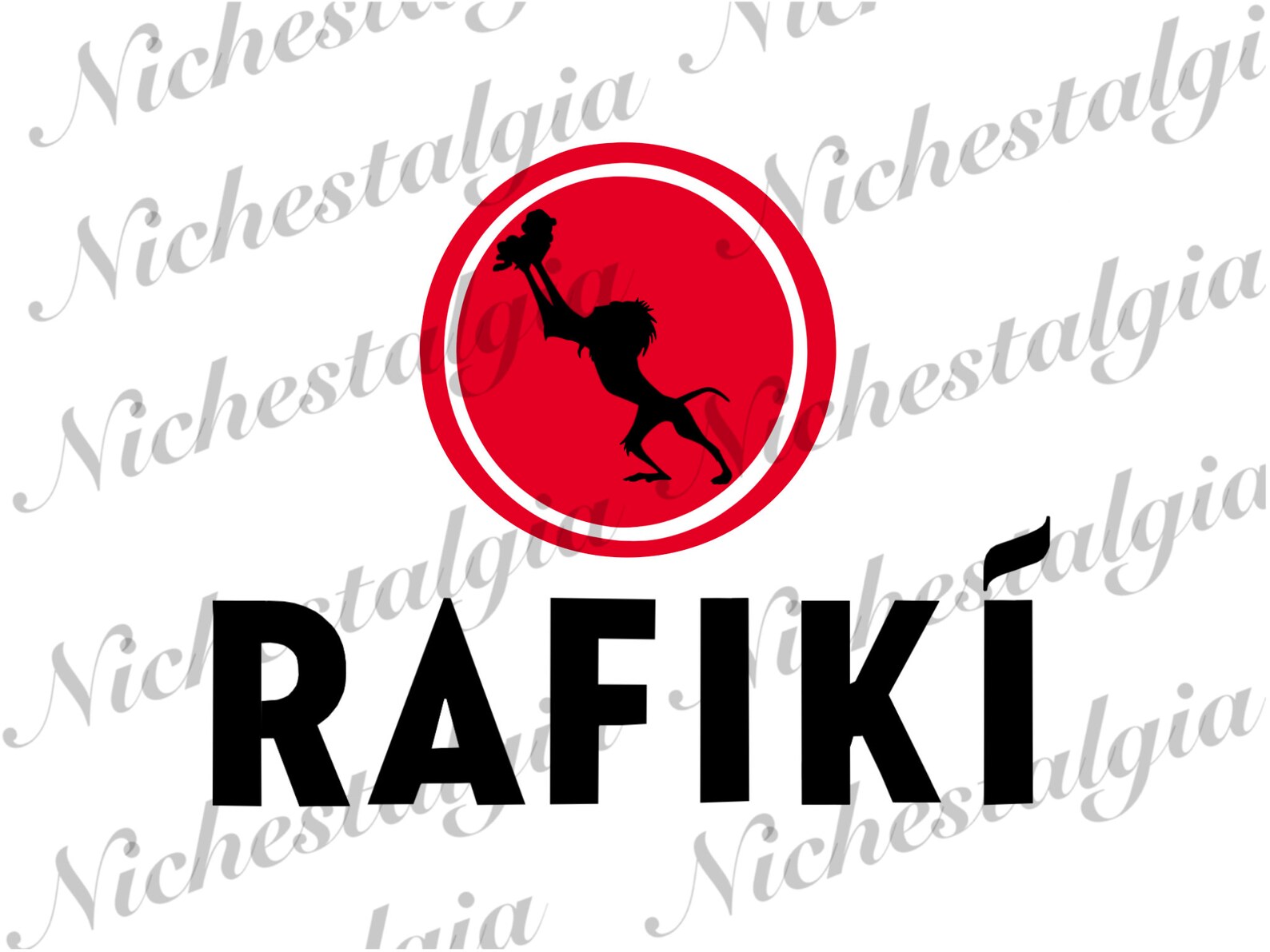 Rafiki Bacardi Logo Instant Download Cricut Silhouette Alcohol Lion ...