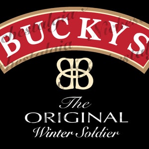 Bucky Baileys Logo Sofortiger Download Cricut Silhouette Vektor Alkohol Winter Irish Cream Soldat Barnes Umriss Erwachsene Männer Frauen Reise subtil