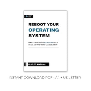 Burnout Reset Workbook – Neuroscience Based Executive Function Guide (PDF Download A4/US Letter Size)