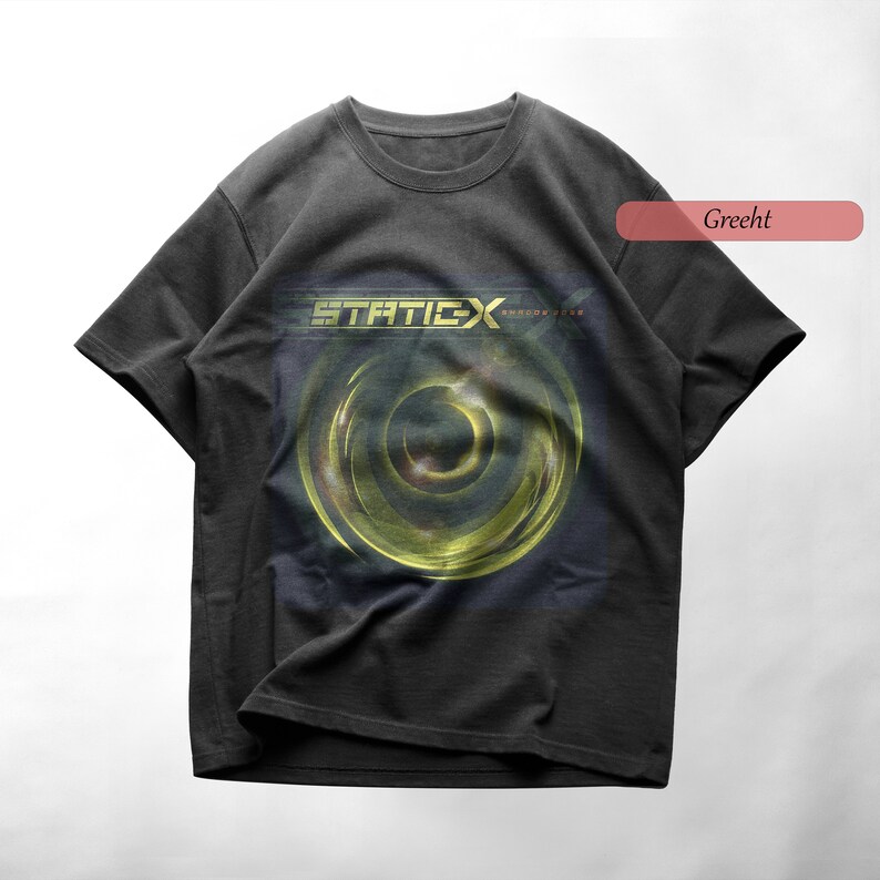 Static X Shirt Static X Tee Static X Shadow Zone Album Cover Shirt
