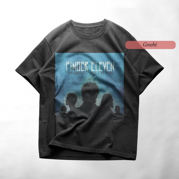 Finger Eleven Shirt - Finger Eleven Tee - Them vs You vs Me Album shirt - Paralyzer Shirt