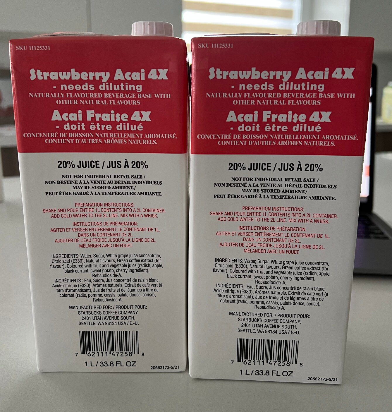 Starbucks Strawberry Acai 4x Base Cheap Retailers