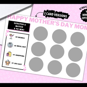 Meilleur cadeau pour maman, carte à gratter fête des mères, cadeau pour maman, carte fête des mères, surprise à gratter, cadeau pour elle, fête des mères pour femme, fête des mamans