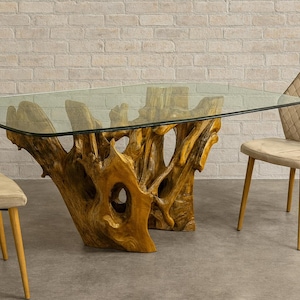 Teak root Rectangle dining table