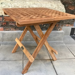 Teak Folding Picnic Table / coffee table / patio garden table