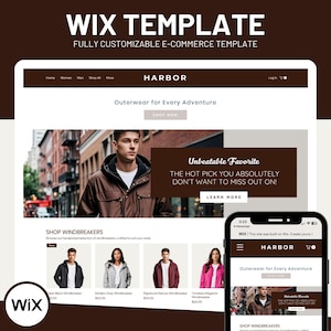 Wix Ecommerce Website Luxury Website Wix Website Design Template Wix Template  Online Store Wix Website Templates Wix Templates Mocha Mousse