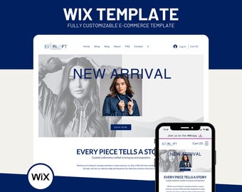 Wix Ecommerce Website Template: Luxury Online Store Design