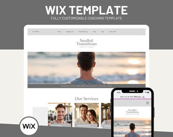 Wix Coaching Website Template: Luxury Online Store Design