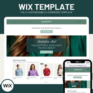 Wix Ecommerce Website Template: Online Store Design (PDF Guide)