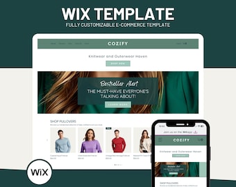Wix Ecommerce Website Template: Online Store Design (PDF Guide)