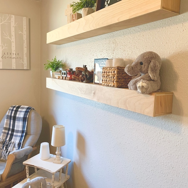 Long Floating Shelves Etsy