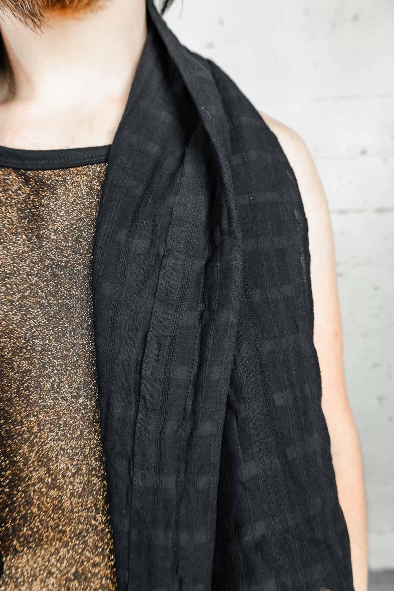 Black Cotton JACQUARD CONVERSION VEST by 5D X Dutchess - Unisex ...