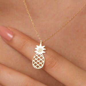 Pineapple Necklace Etsy