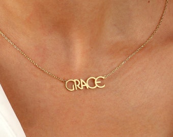 925 Sterling Silver Name Necklace,Minimalist Name Necklace,Personalized Name Necklace,Jewelry for Women,Personalized Jewelry,Christmas Gift