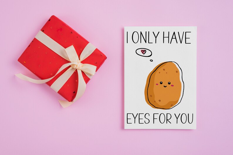 Printable 'I Only Have Eyes for You' Anniversary Card Etsy
