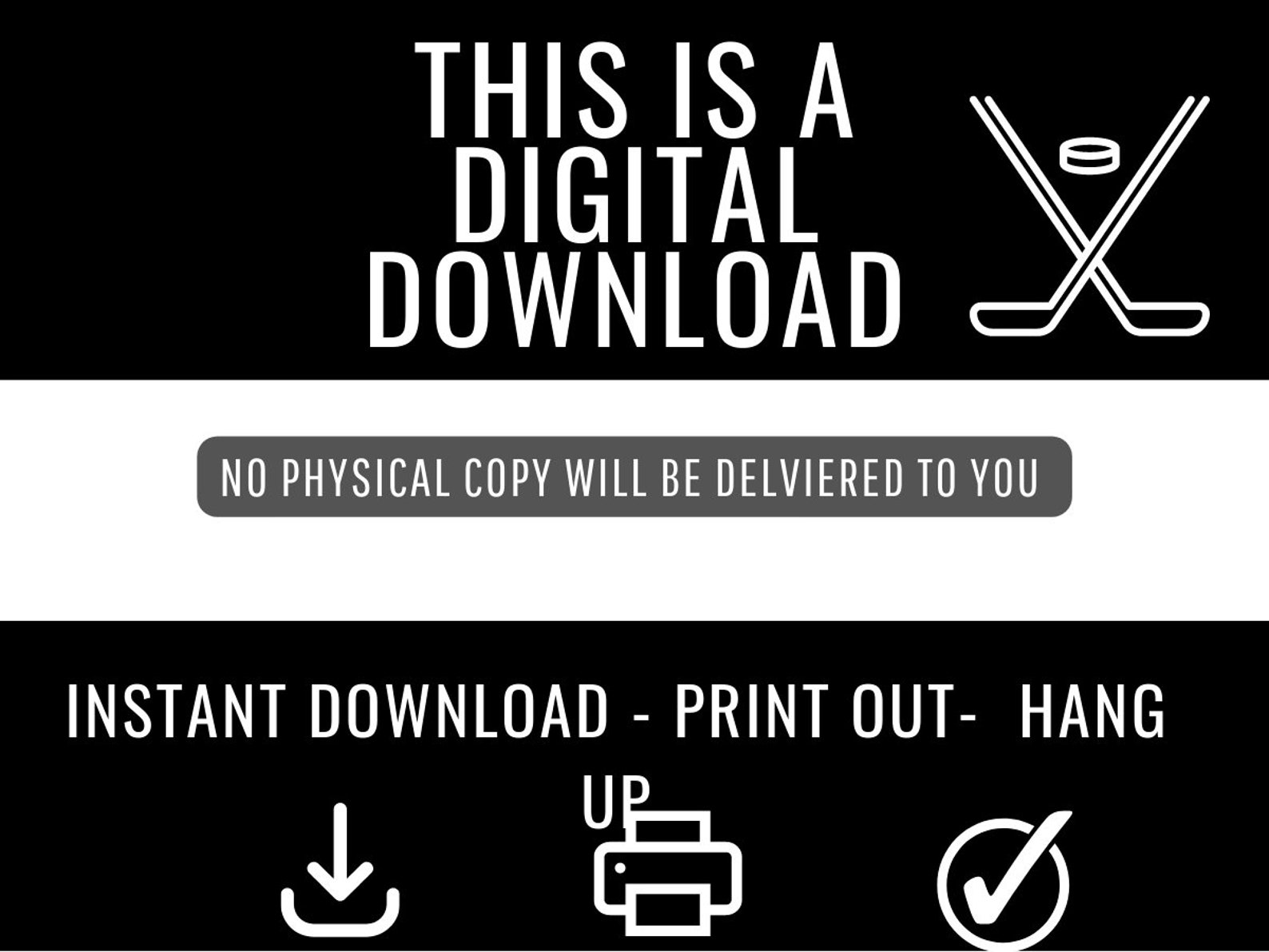 Hockey Poster Hockey Kids Wall Art Ice Hockey Athlete Kids Etsy