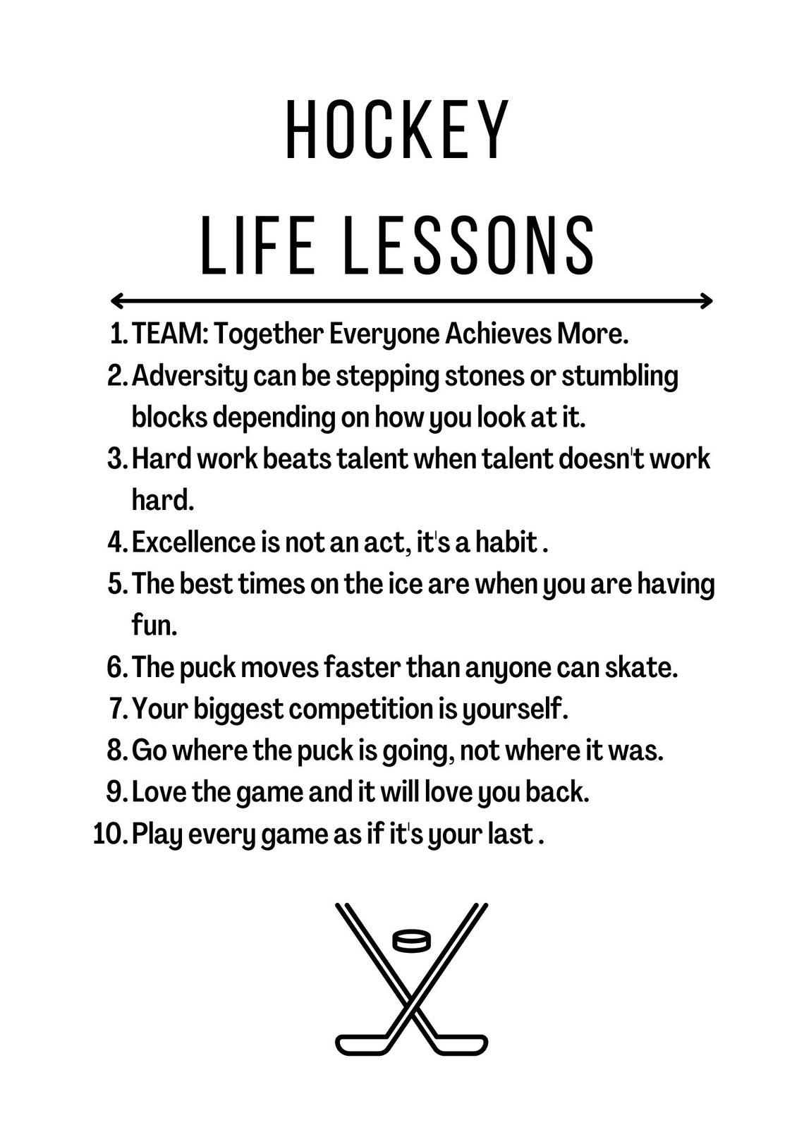 Hockey Poster Hockey Kids Wall Art Ice Hockey Athlete Kids Etsy