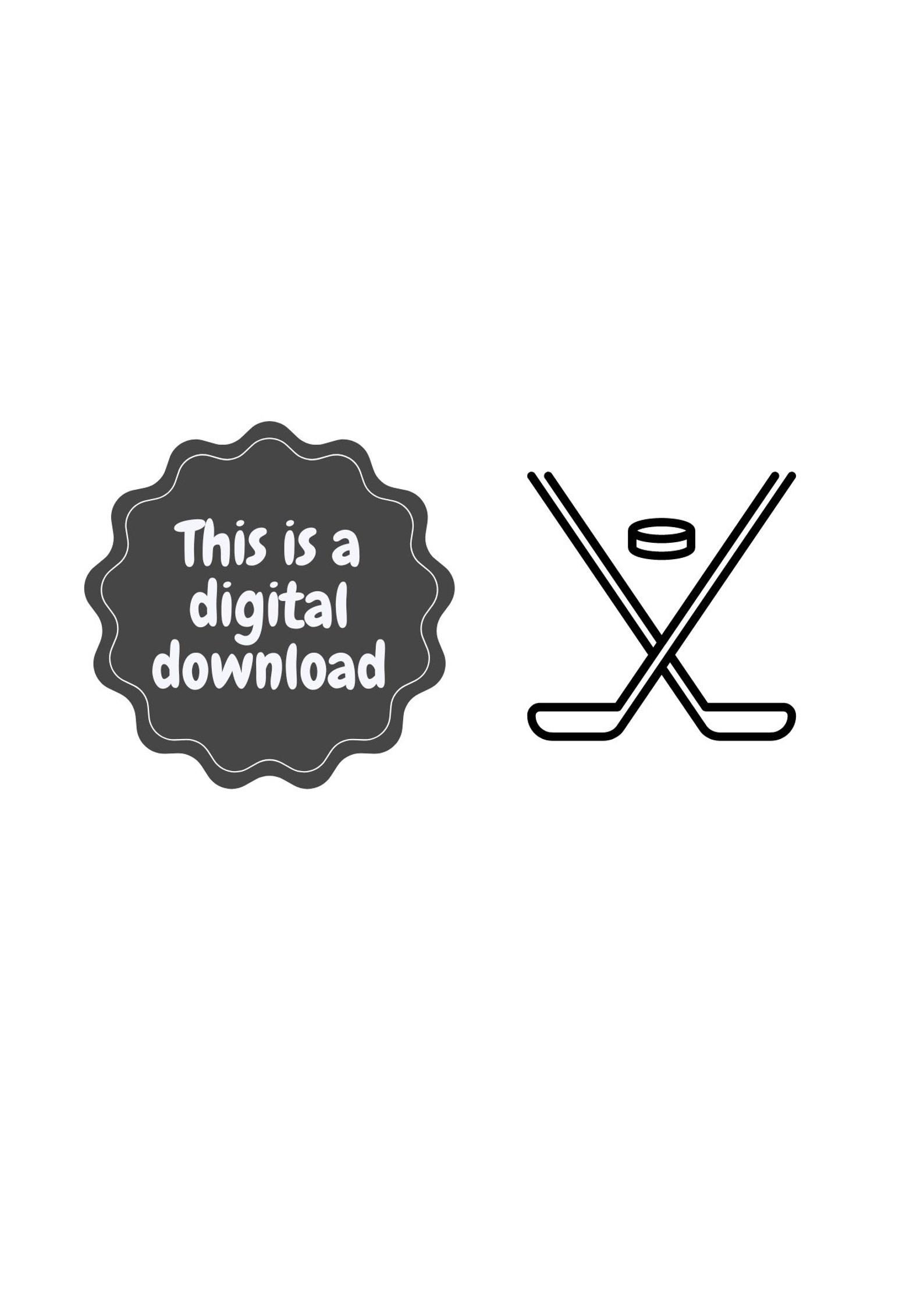 Hockey Poster Hockey Kids Poster Ice Hockey Motivation Etsy