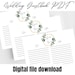 Printable Wedding Guest Book Pages/wedding Guest Book/guest Book ...