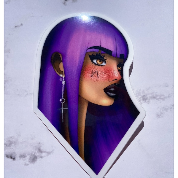 Blair New Light - 2” x 3.1” - Witchy Portrait Vinyl Sticker