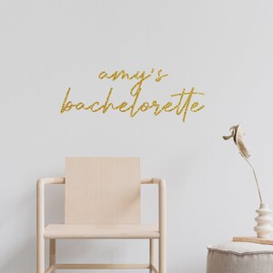 bachelorette banner, custom name banner, custom bachelorette banner, gold banner, glitter banner, bride to be banner, Bachelorette party