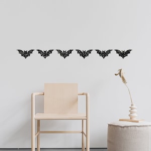 bat banner, halloween banner, glitter party banner, bat decor, halloween party decor, bats, glitter banner, mantle banner, spooky decor