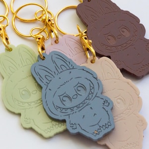 labubu keychain, keychain, custom keychain, keychains, labubu, colorful keychains, fuzzy monster, monsters