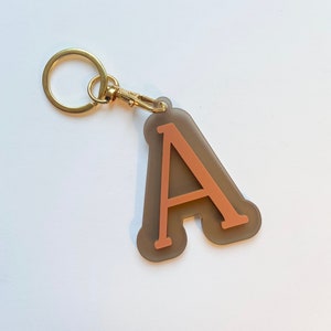 keychain, custom letter keychain, acrylic keychain, custom letter, custom name, custom initial keychain, keychains, bachelorette gift