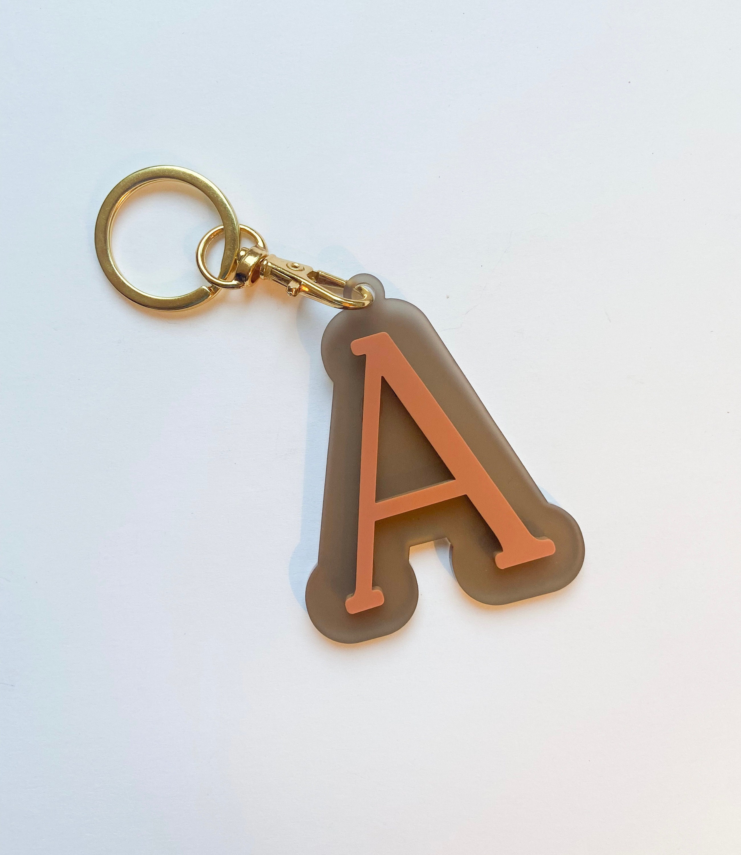 A-Z Alphabet Keychain, Acrylic Template 