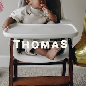 highchair sign, custom name banner, highchair banner, first birthday decor, birthday decor, baby birthday, custom name, high chair